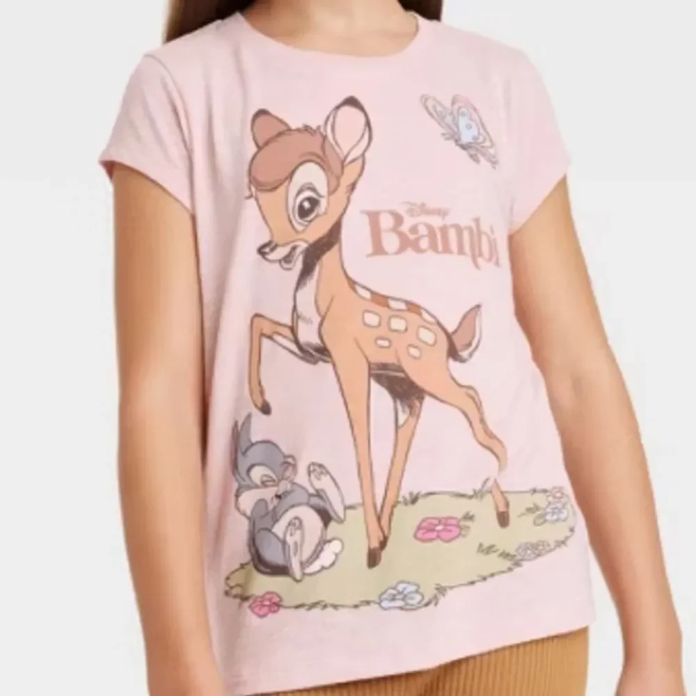 Disney Bambi Kids T-Shirt - Pink in Size Medium (7/8)
